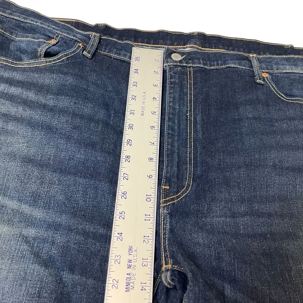 Levis Jeans Mens 48 x29 Blue Straight 502 Original Fit Denim Medium S40196 READ*